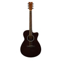 Yamaha FS400C Concert Cutaway Body Acoustic Guitar - Smoky Black
