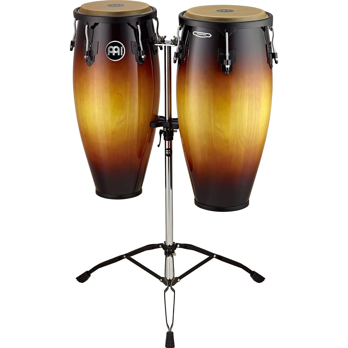 Meinl Headliner® Series 10-Inch & 11-Inch Conga Set Vintage Sunburst Double Stand - HC888VSB