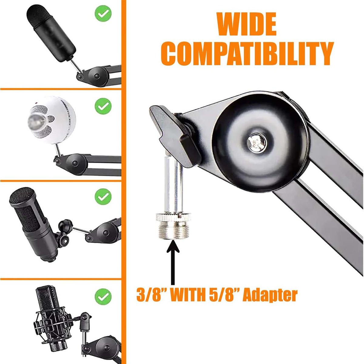 SOFTLINE SP-RJ11 SCISSOR BOOM ARM STAND