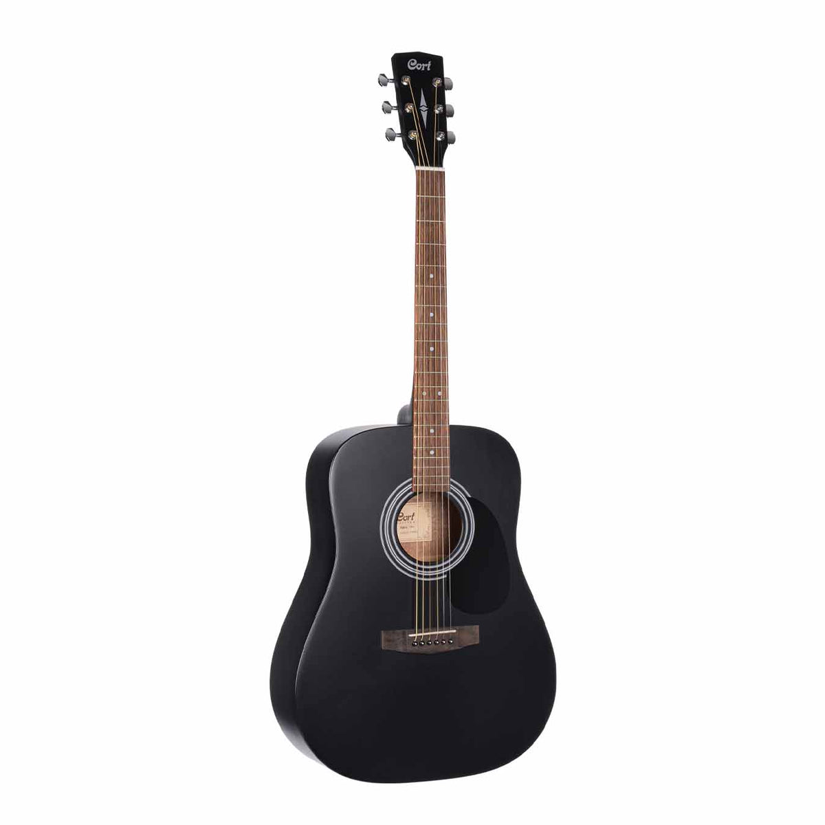 Cort AD810 Dreadnought Acoustic Guitar - Black Satin