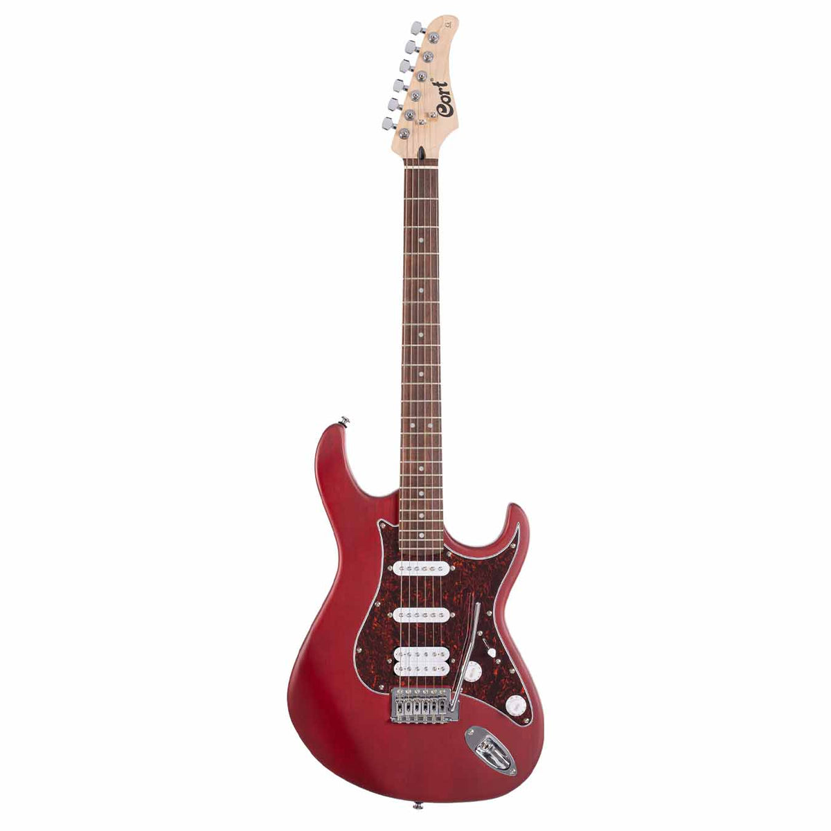 Cort G110 OPBC Electric Guitar With Gig Bag - Open Pore Black Cherry
