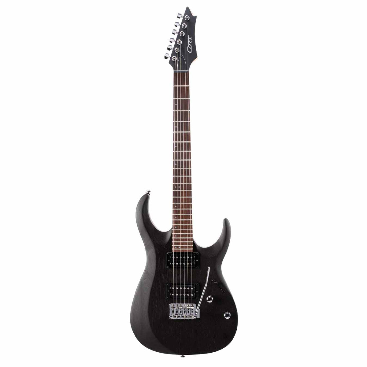 Cort Electric Guitar X100 OPBK With Gig Bag (Open Pore Black)