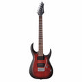 Cort Electric Guitar X100 OPBB With Gig Bag (Open Pore Black Cherry Burst)