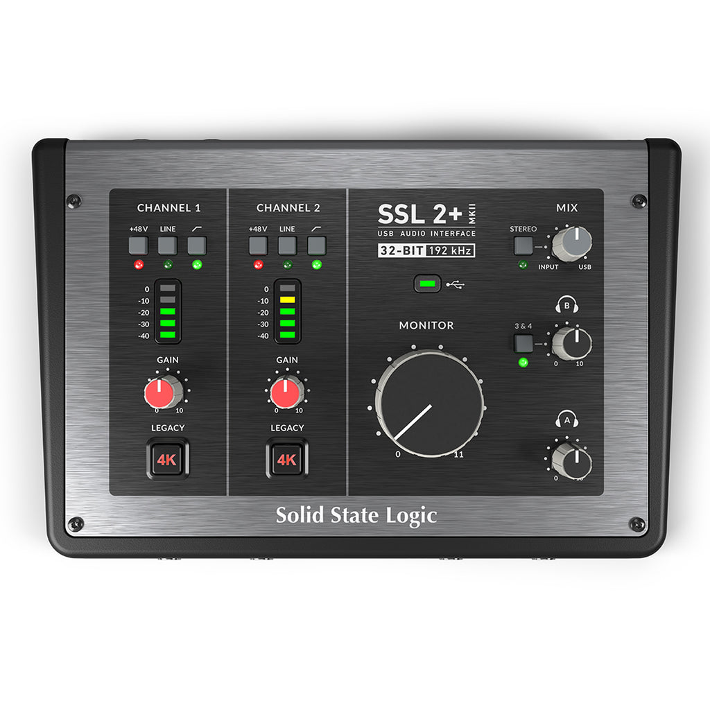 Solid State Logic SSL 2+ MKII 2 x 4 USB Audio Interface