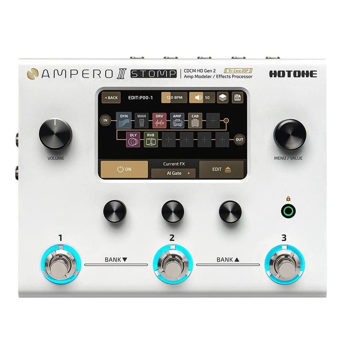 Hotone Ampero II Stomp Amp Modeler MP300