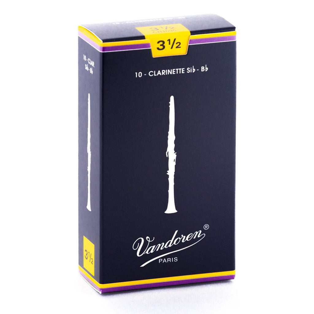 Vandoren CR1035 Bb Clarinet Traditional Reeds Strength 3.5; Box of 10 Brand: VANDOREN