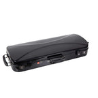 Crossrock Deluxe Fiberglass Double Violin Case - CRF2020DVBK