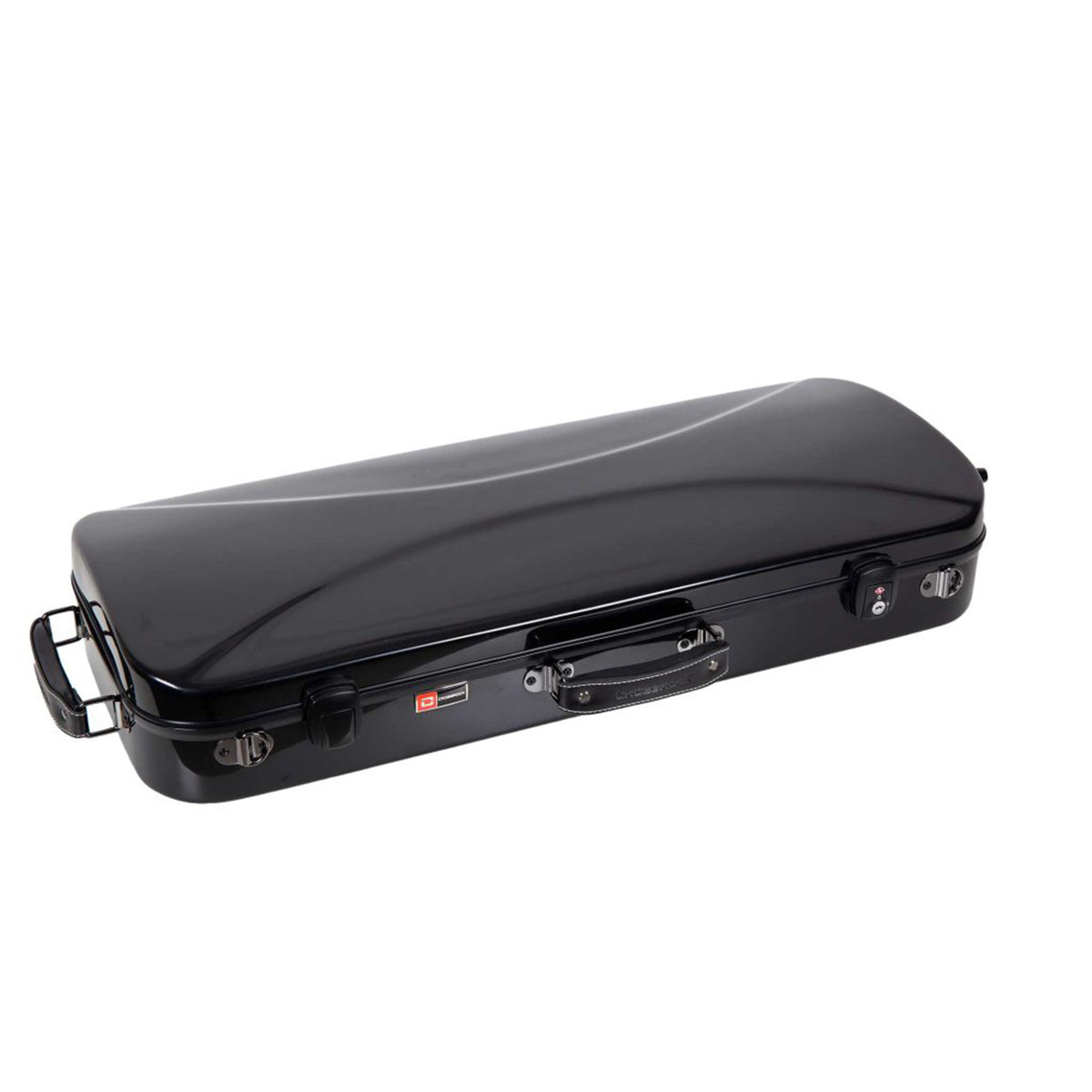 Crossrock Deluxe Fiberglass Double Violin Case - CRF2020DVBK
