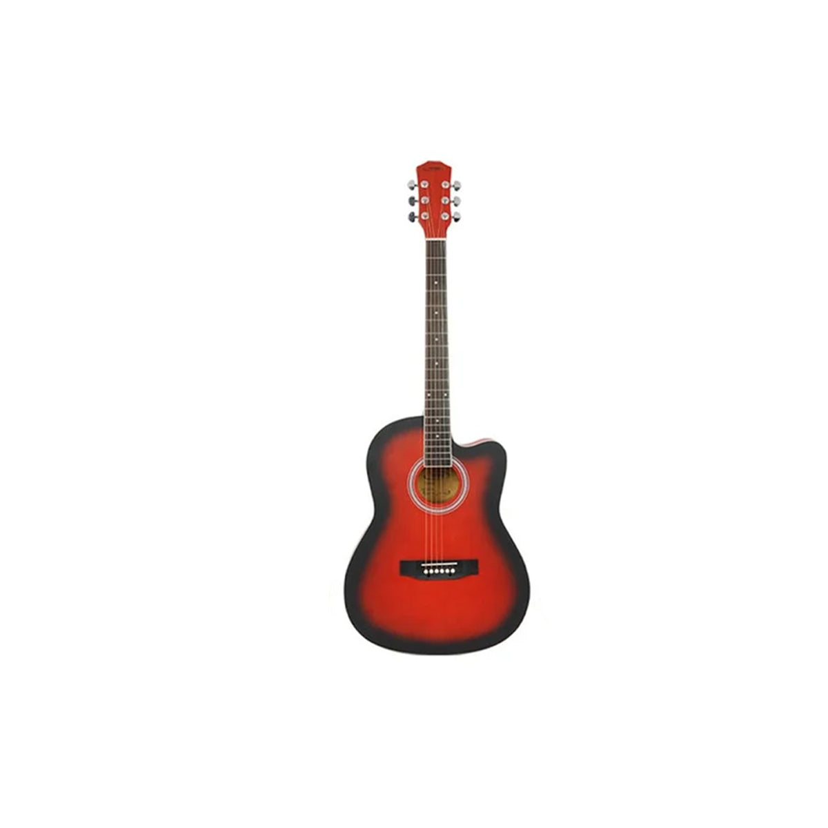 TECHNO ACOUSTIC GUITAR TRC-239C RED 39 SIZE WITH BAG