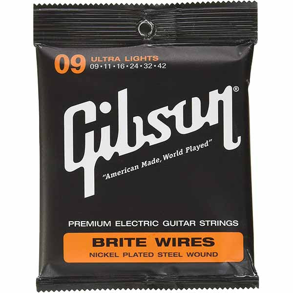 Gibson SEG 700UL Ultra Light Electric guitar Strings.