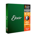 Elixir Strings 14077 Nanoweb Electric Bass Guitar Strings - .045-.105 Light/Medium, Long Scale