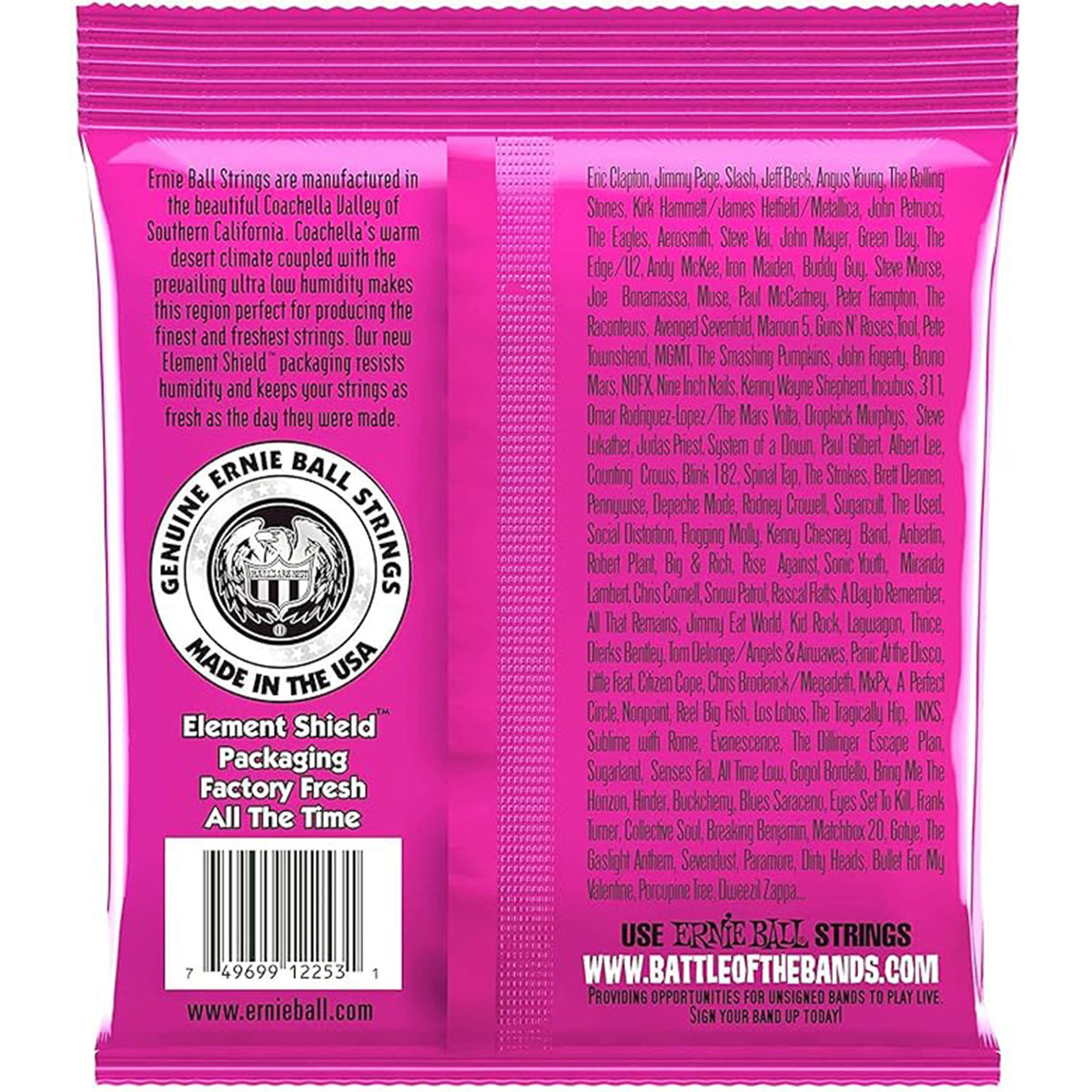 Ernie Ball 2253 Classic Super Slinky Electric Guitar Strings 9-46
