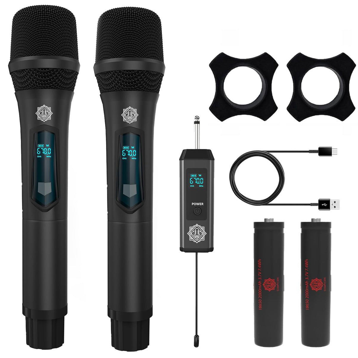 DIGIMORE UHF Dual Wireless Microphone D-350 Pro