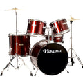 Havana HV-522 WR 5Pcs Acoustic Drum Kit - Wine Red