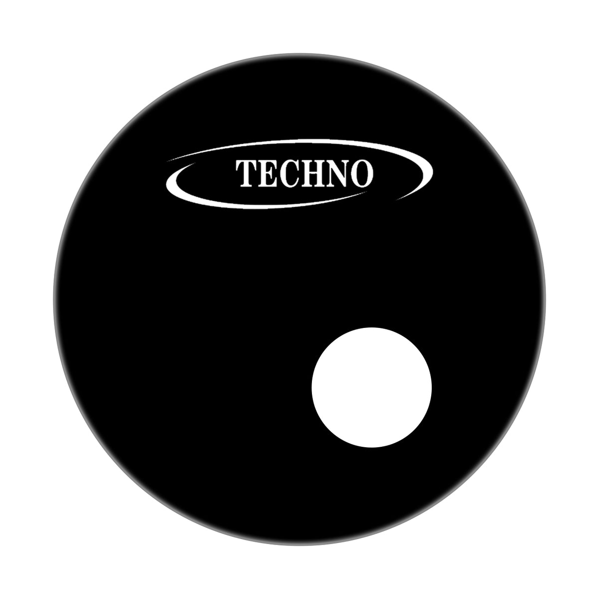 Techno TMBV22H 22Inch Resonant Bass Drum Head with Port Hole