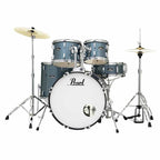 Pearl Roadshow RS525SC 5 Pcs Acoustic Drum Set - Aqua Blue Glitter