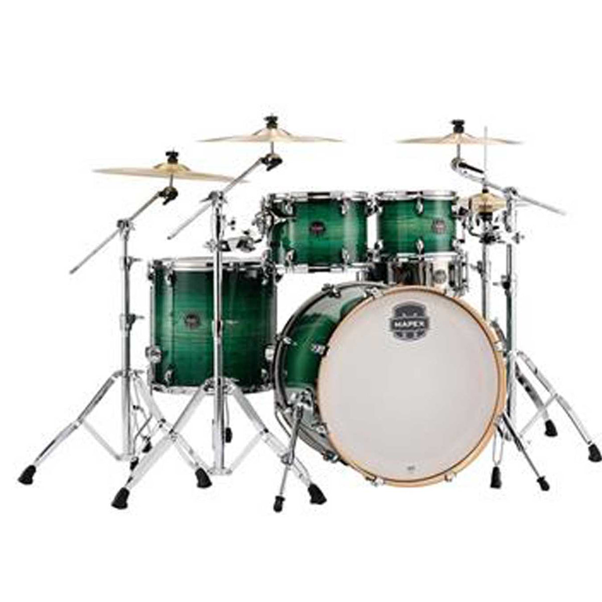 Mapex Armory 22 Inch 5-Piece Rock Drum Shell Pack - Emerald Burst