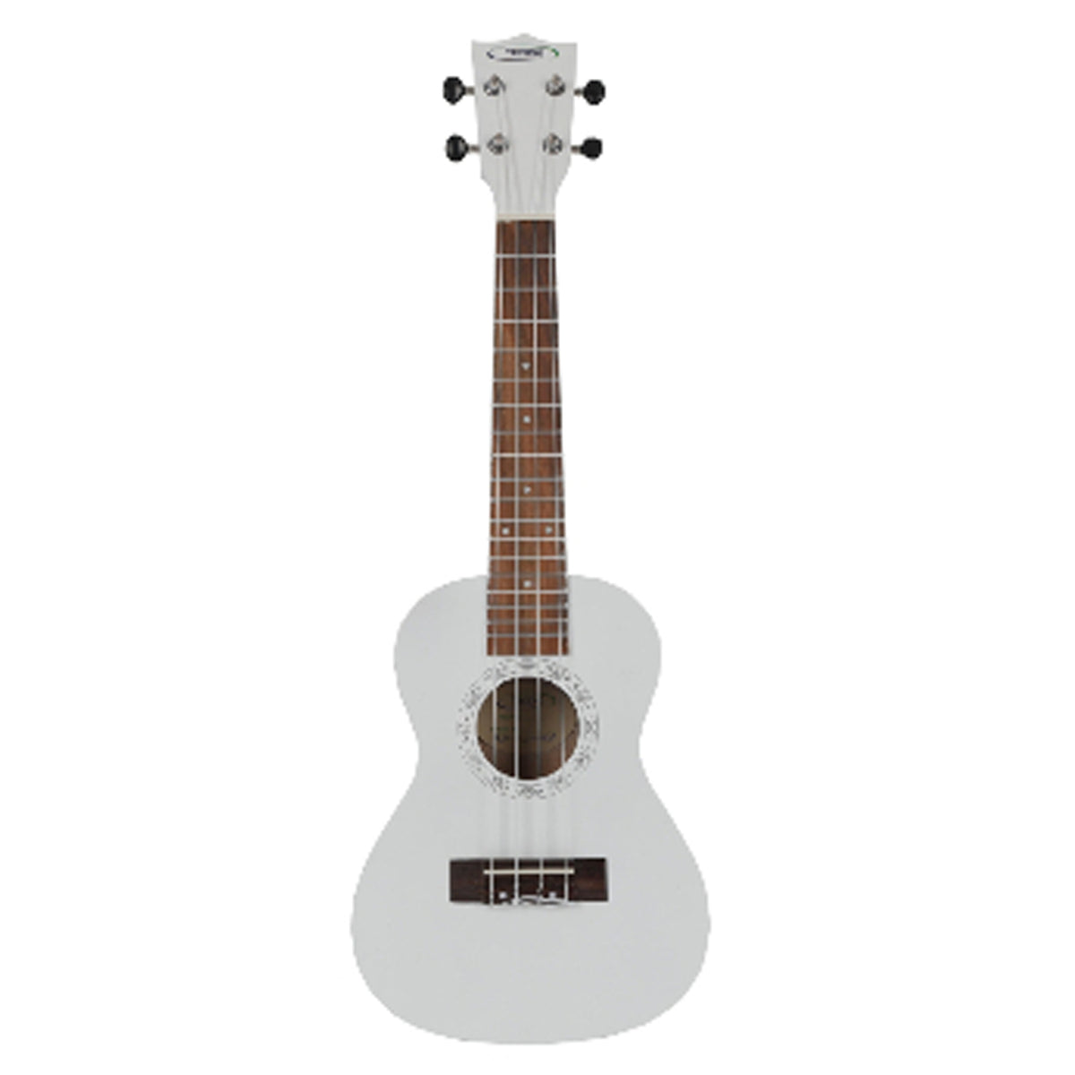 Techno Soprano Ukulele TRC-224PL - White