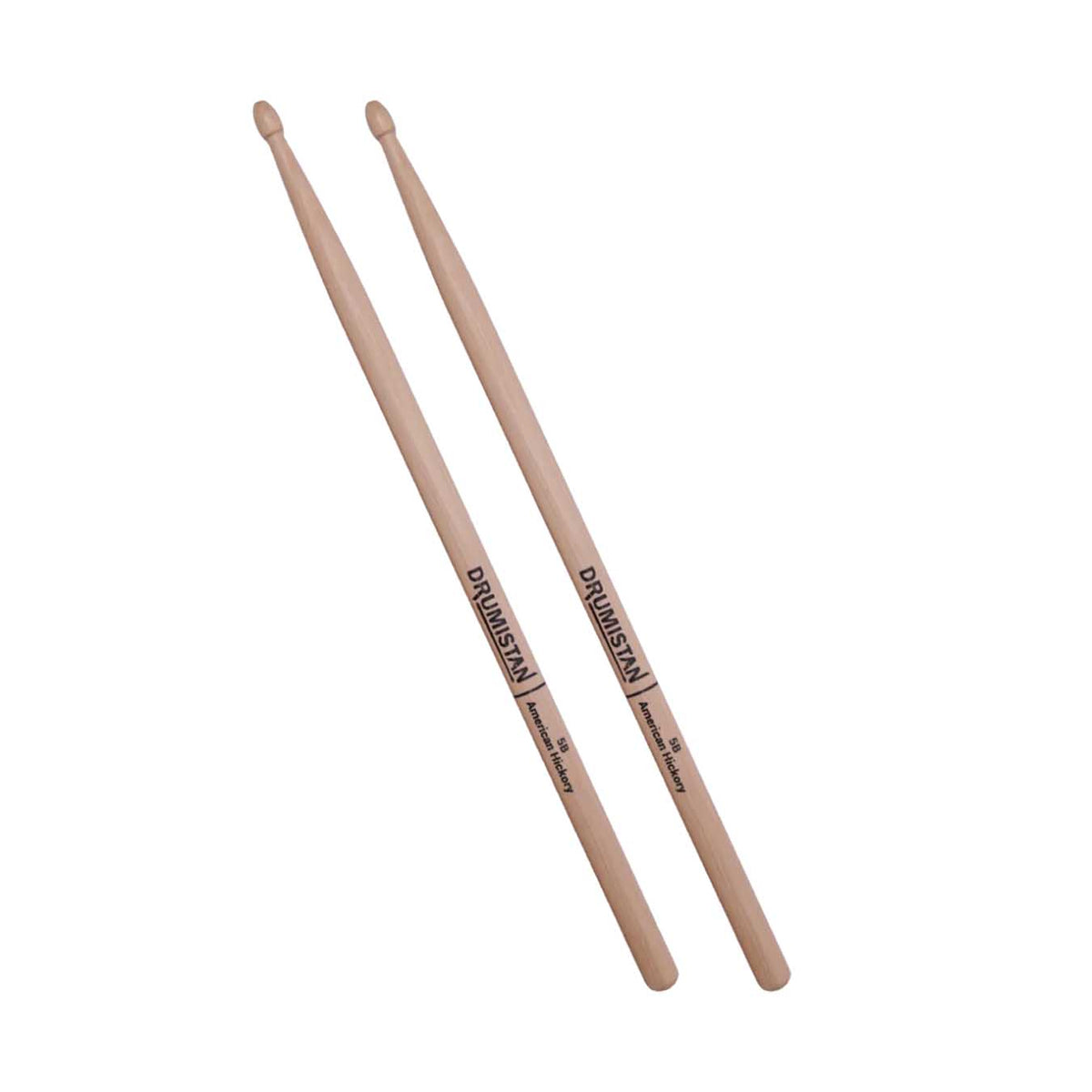 Drumistan American Hickory Straight Balance Drum Sticks 5B