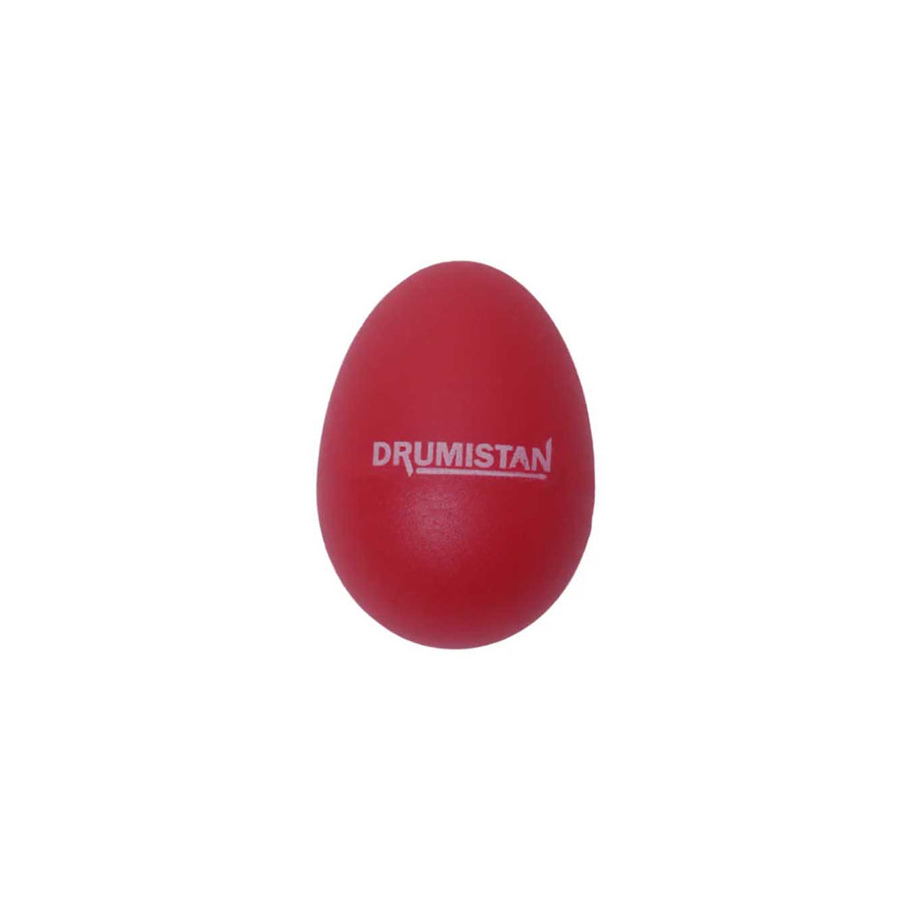 Drumistan High-Quality Plastic Percussion Musical Egg Maracas Shaker Red