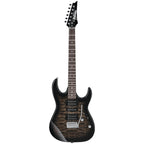 Ibanez GRX70QA Electric Guitar-TKS Transparent Black Sunburst