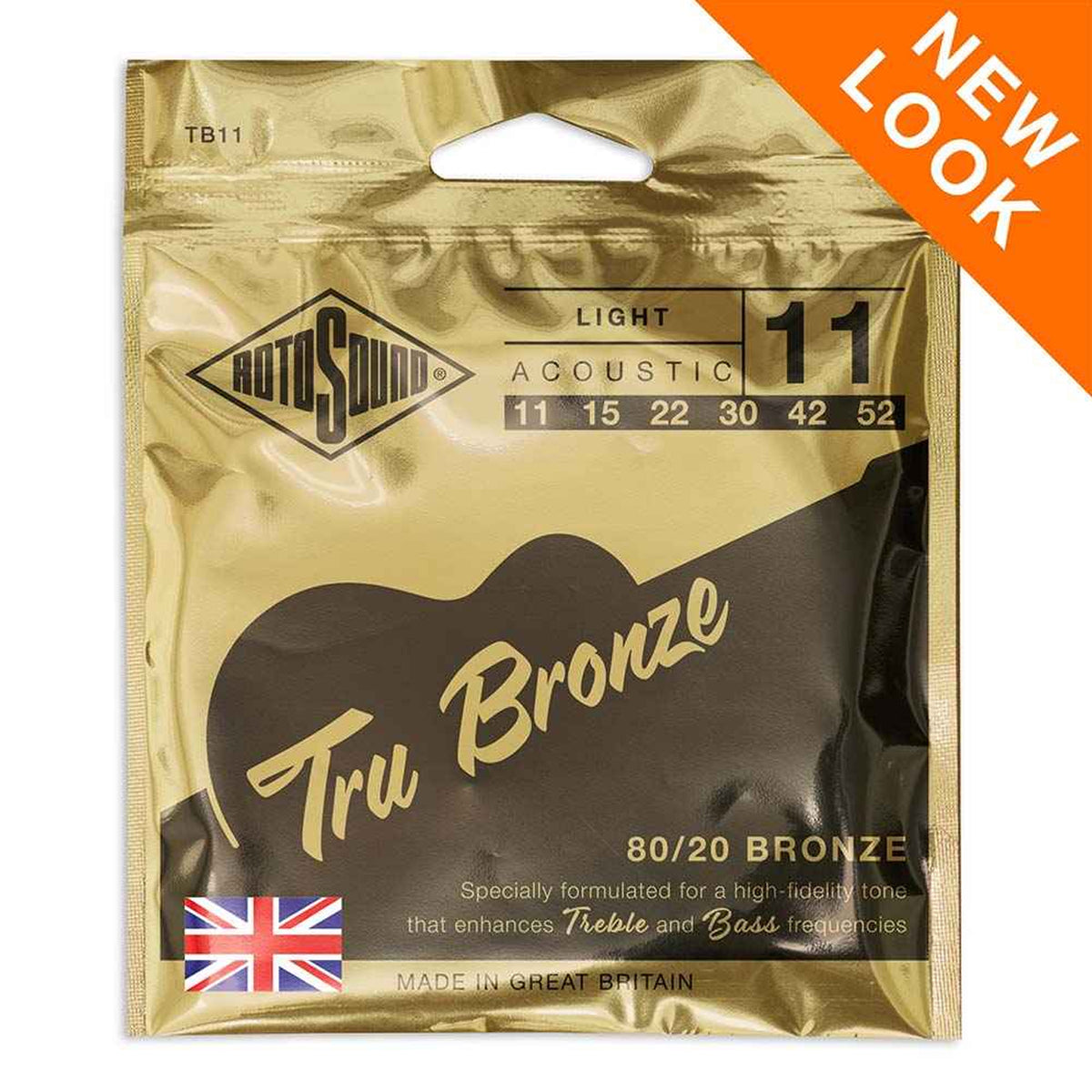 ROTOSOUND TB11 Tru Bronze Acoustic Light 11-52