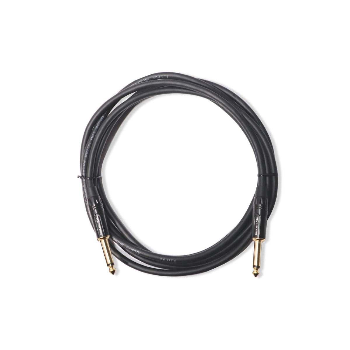 Link Audio 6.35mm Mono Jack to 6.35mm Mono Jack 10-Meter Instrument Cable