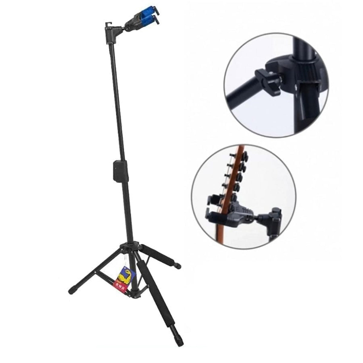 Galux GS209 Blue Auto lock Guitar Floor Stand