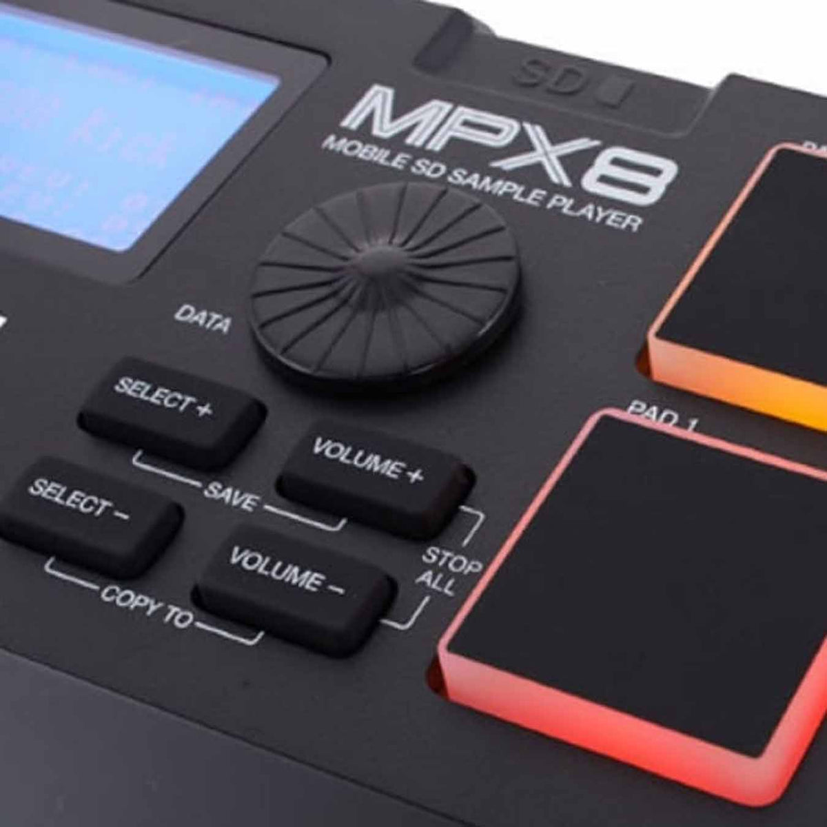 Akai MPX8 Mobile SD Sample Pad Controller