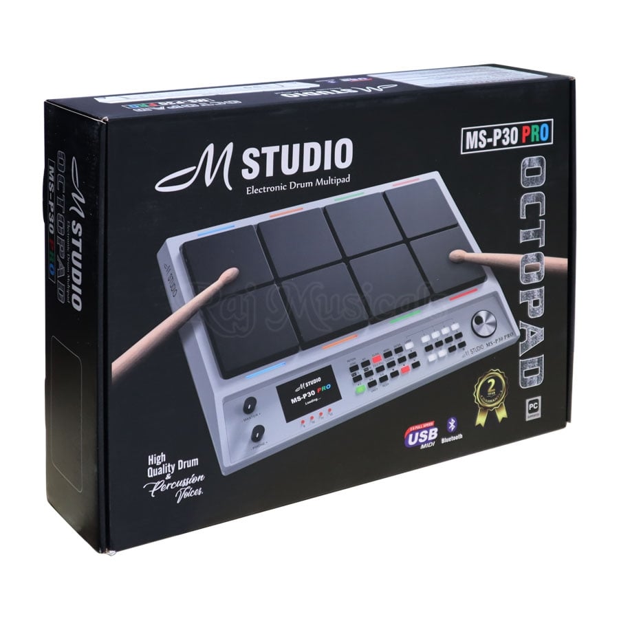 M-Studio Octapad MS-P30 Pro Electronic Drum- Black