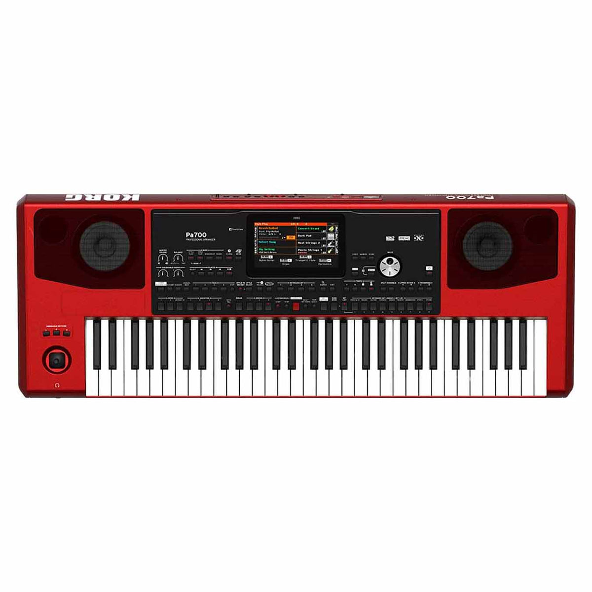 Korg PA700 RD Professional Arranger Keyboard with MicroSD Card, Indian Sounds & Styles Limited Edition