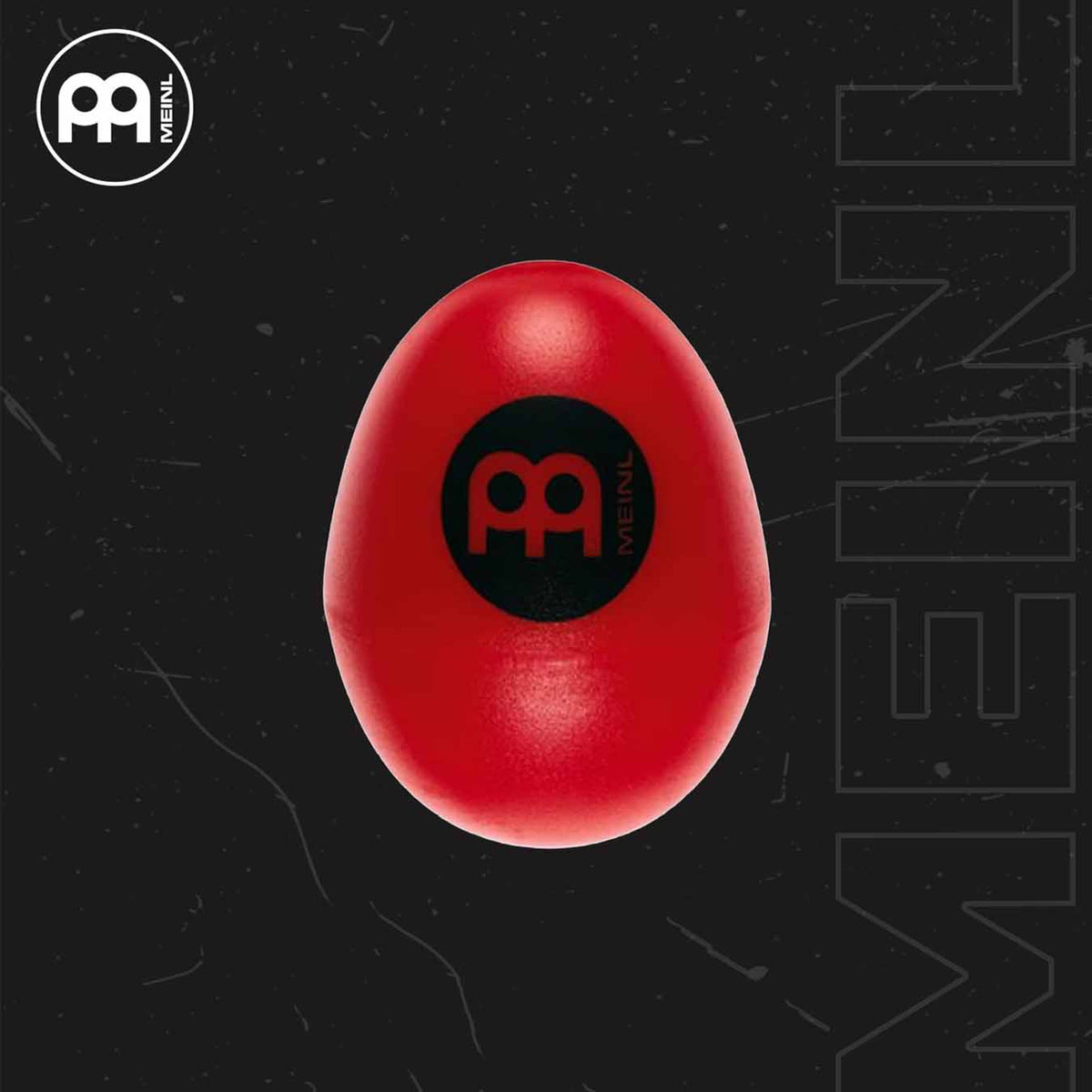 Meinl Hand Percussion Egg Shaker Single , Red-color