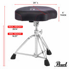 Pearl D3500 Roadster Multi-Core Saddle Drum Throne