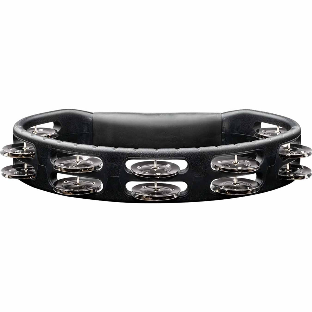 Meinl Artists Blog More Molded ABS Tambourine, Black, Dual Row, Stainless Steel Jingles video + 1 Headliner ® Series Molded A