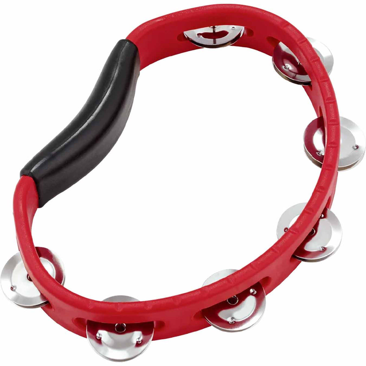 Meinl Headliner ® Series Molded ABS Tambourine, Red, Stainless Steel Jingles - HTR