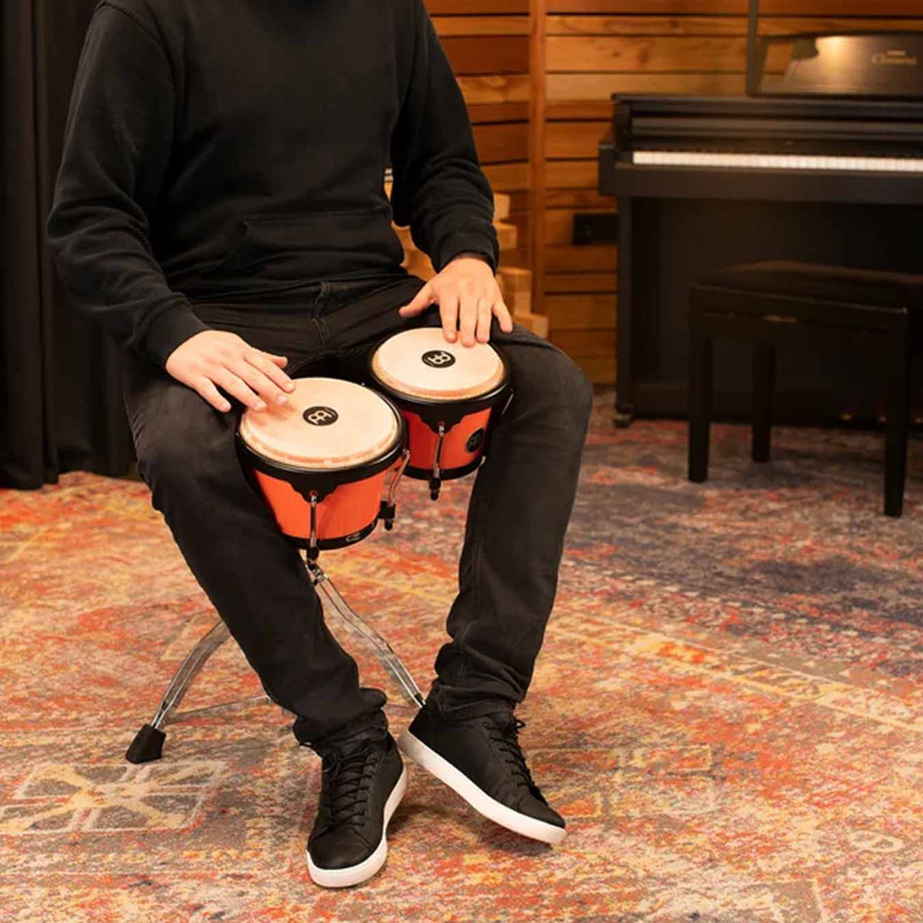 Meinl Journey Series Bongo Molded ABS Bongo, Electric Coral - HB50EC