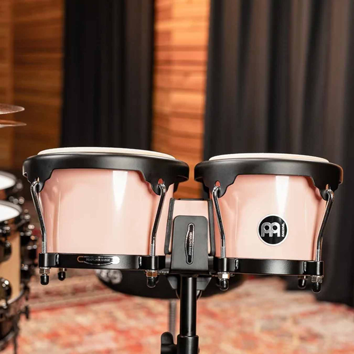 Meinl Journey Series Bongo Molded ABS Bongo, Flamingo Pink - HB50FP