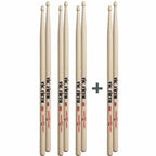 Vic Firth P5B.3-5B.1 Drumstick Value Pack of 4
