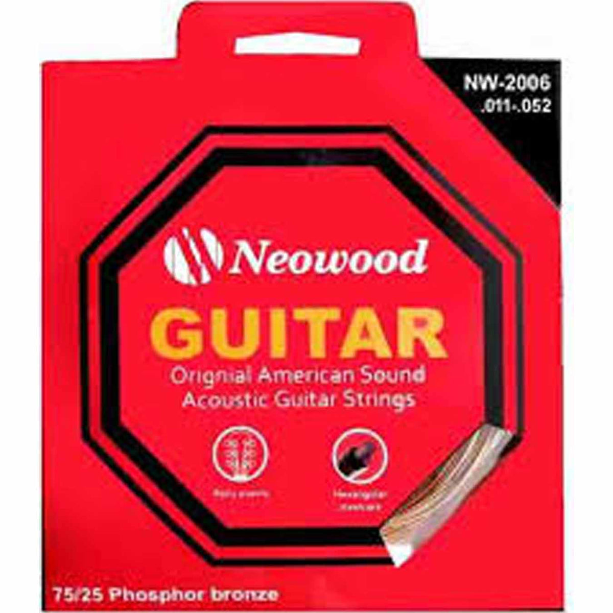Neowood (NW-2006) Acoustic Guitar Strings set. (011 - .052).
