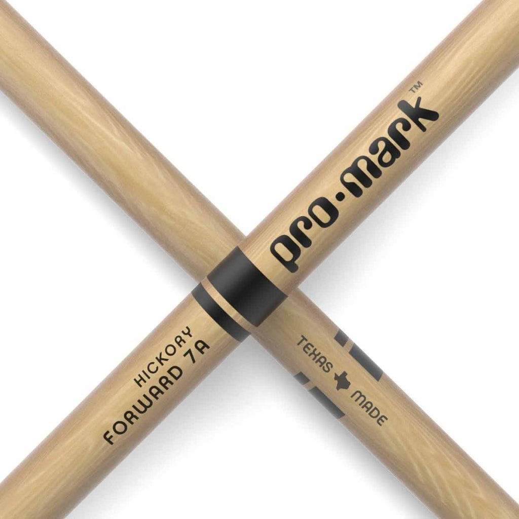 Promark Hickory Drumsticks - 7A - Wood Tip - 4-pack