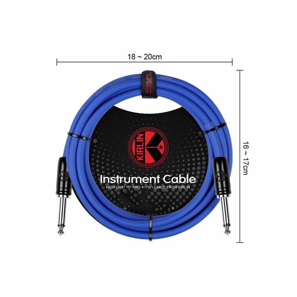 Kirlin IP-241BC BL Original 24 3m Instrument Cable - Blue