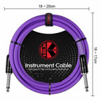 Kirlin IP-241BC-PU-10 Original 24 10m Instrument Cable - Purple