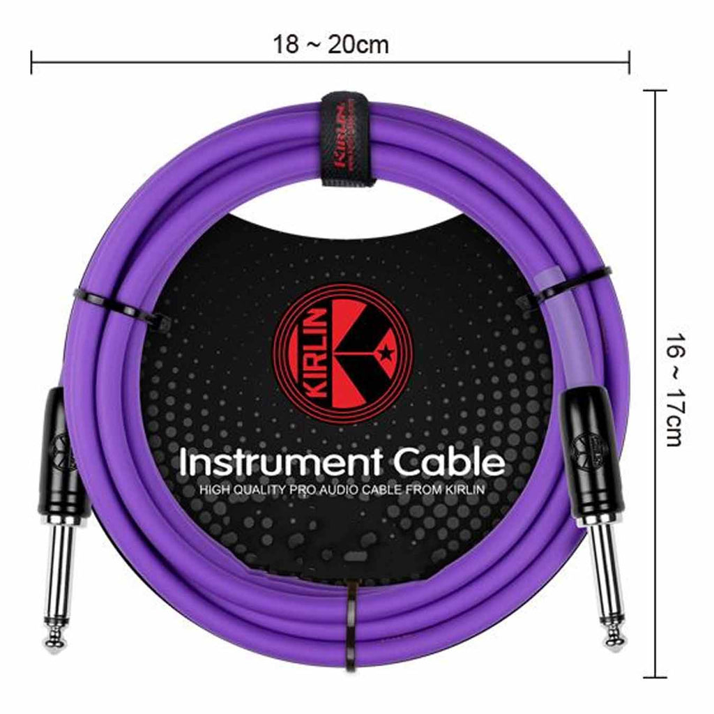 Kirlin IP-241BC PU Original 24 3m Instrument Cable - Purple