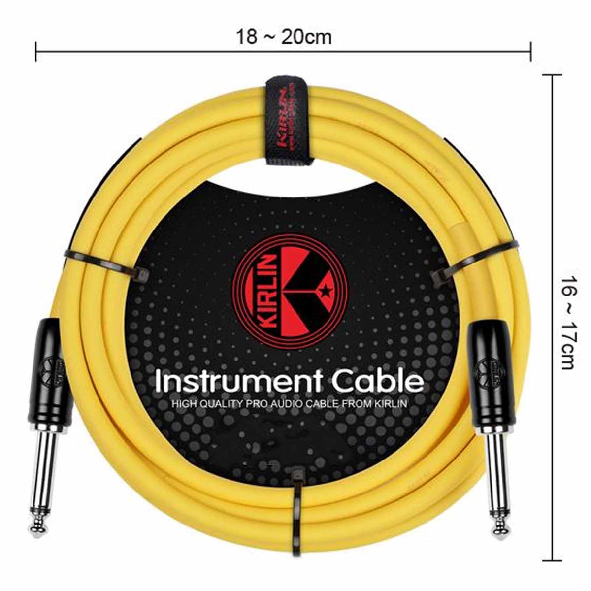 Kirlin IP-241BC YE Original 24 3m Instrument Cable - Yellow