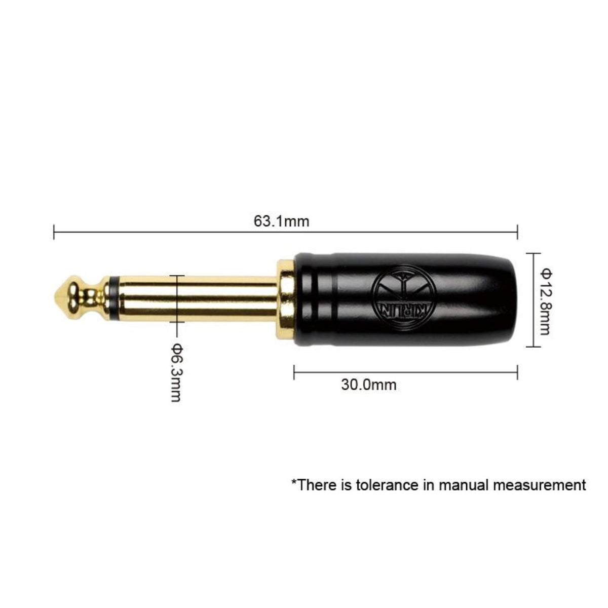 Kirlin IW-241BCG GOB 10 Original Woven 10mtr Instrument Cable - Gold