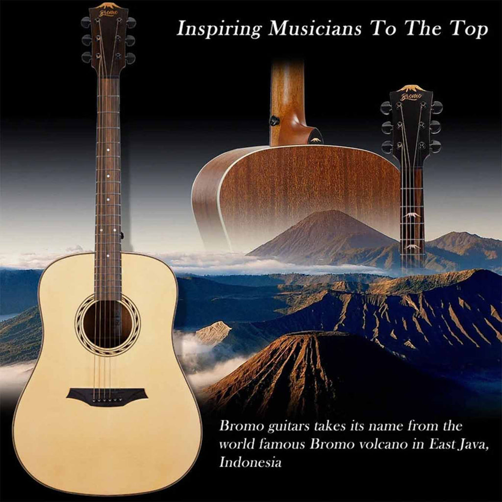 Bromo BAA4CE Hillside Auditorium Semi Acoustic Guitar