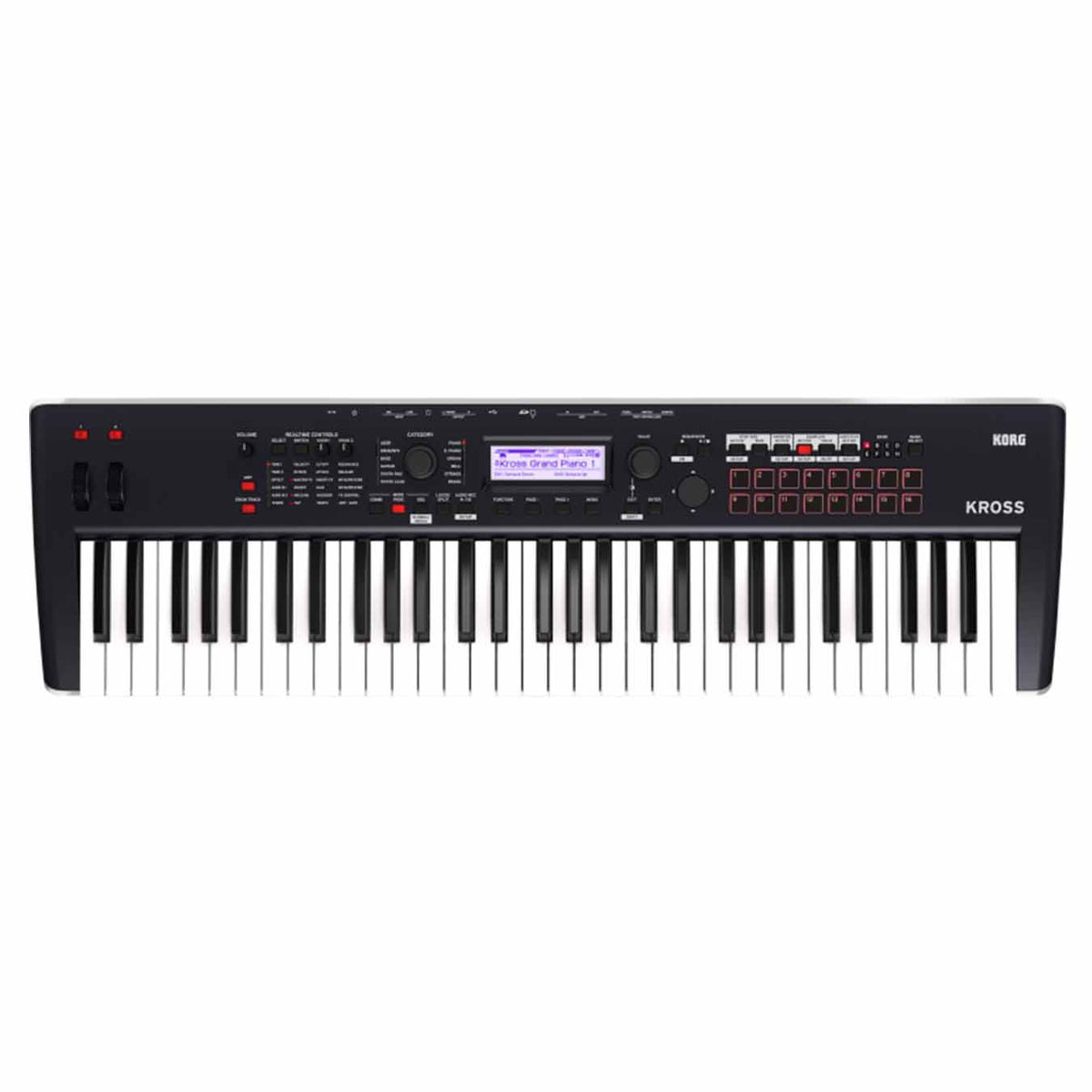 KORG KROSS 2-61 Synthesizer Workstation with Korg Micro SD Card Indian Pack Data