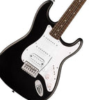 Fender Squier Debut Series Stratocaster HSS LRL WPG Electric Guitar 379610506 With Bag - Black