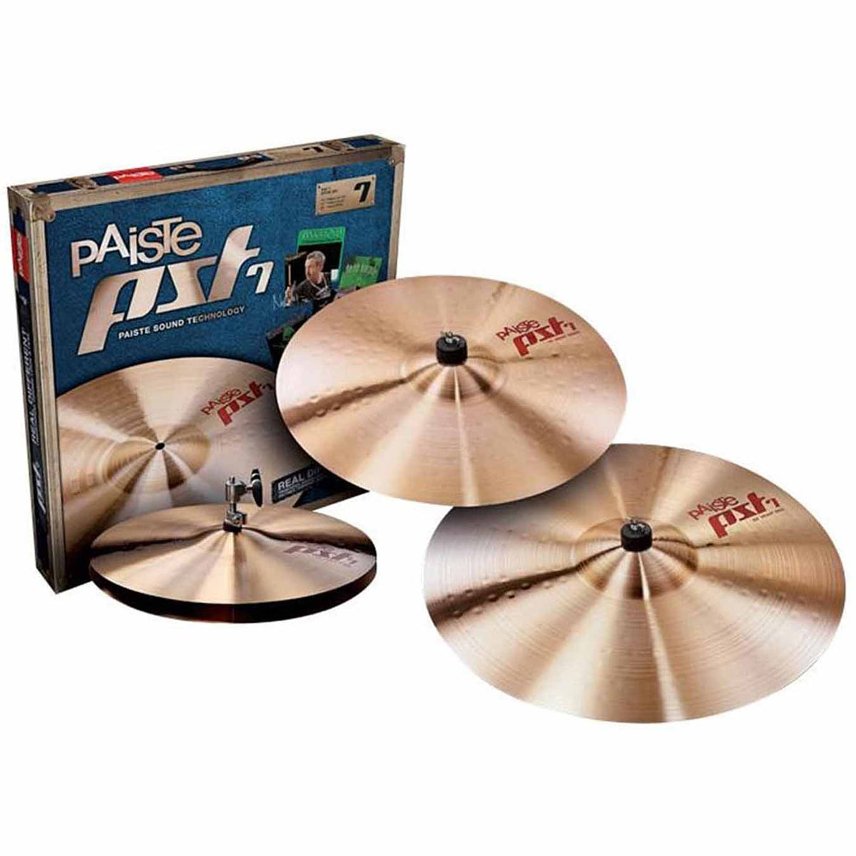 Paiste PST7 Cymbal Set Medium 14HH+16C+20R (170USET)