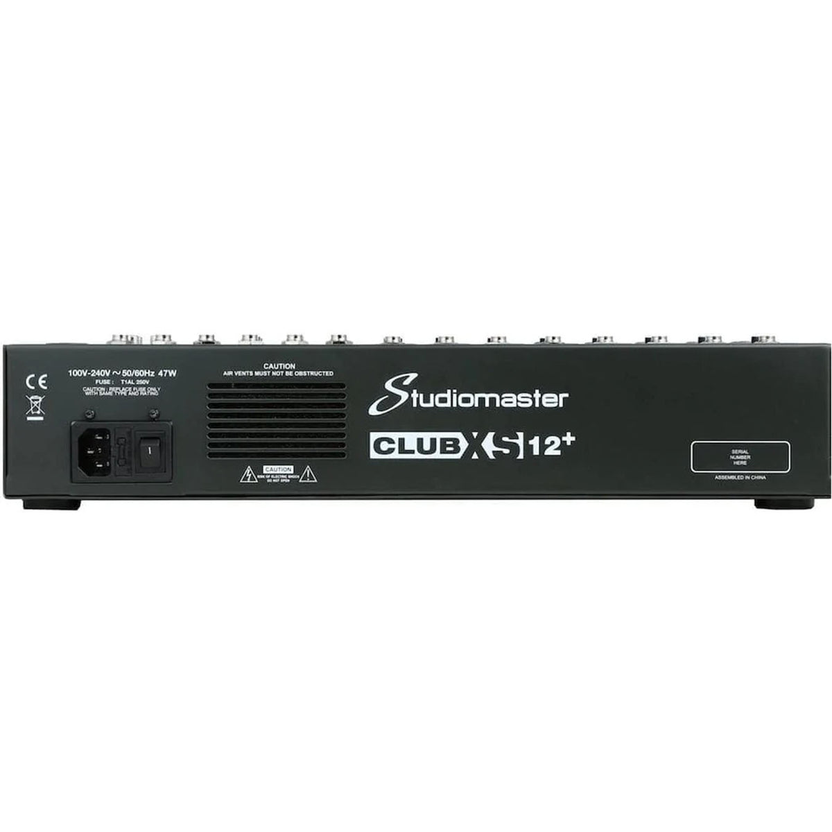 Studiomaster CLUB XS12+ 12 Channel Analog Mixer